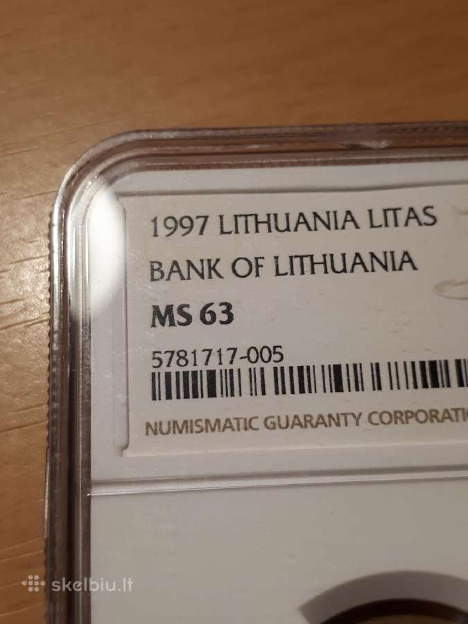 1 Litas bankui 75m. - nuotraukos Nr. 4