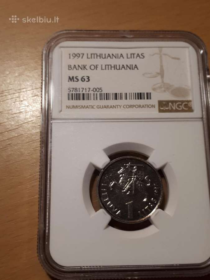 1 Litas bankui 75m. - nuotraukos Nr. 5