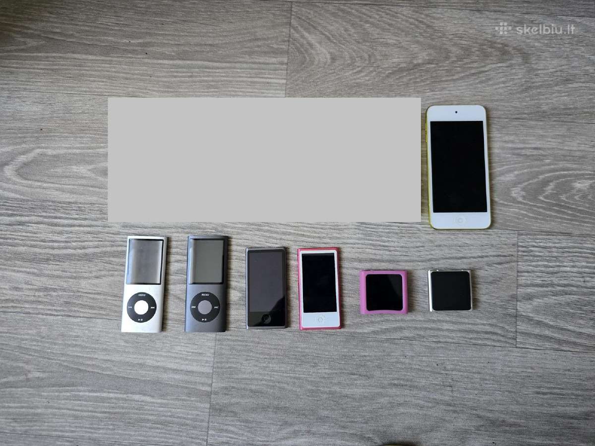 Apple iPod muzikos grotuvai nano/touch