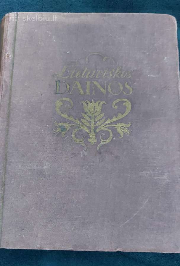 Lietuviškos dainos .I tomas