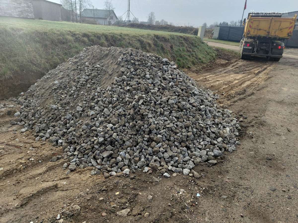 Birios medžiagos Smėlis Žvirgždas, Skalda, Atsijos - nuotraukos Nr. 13
