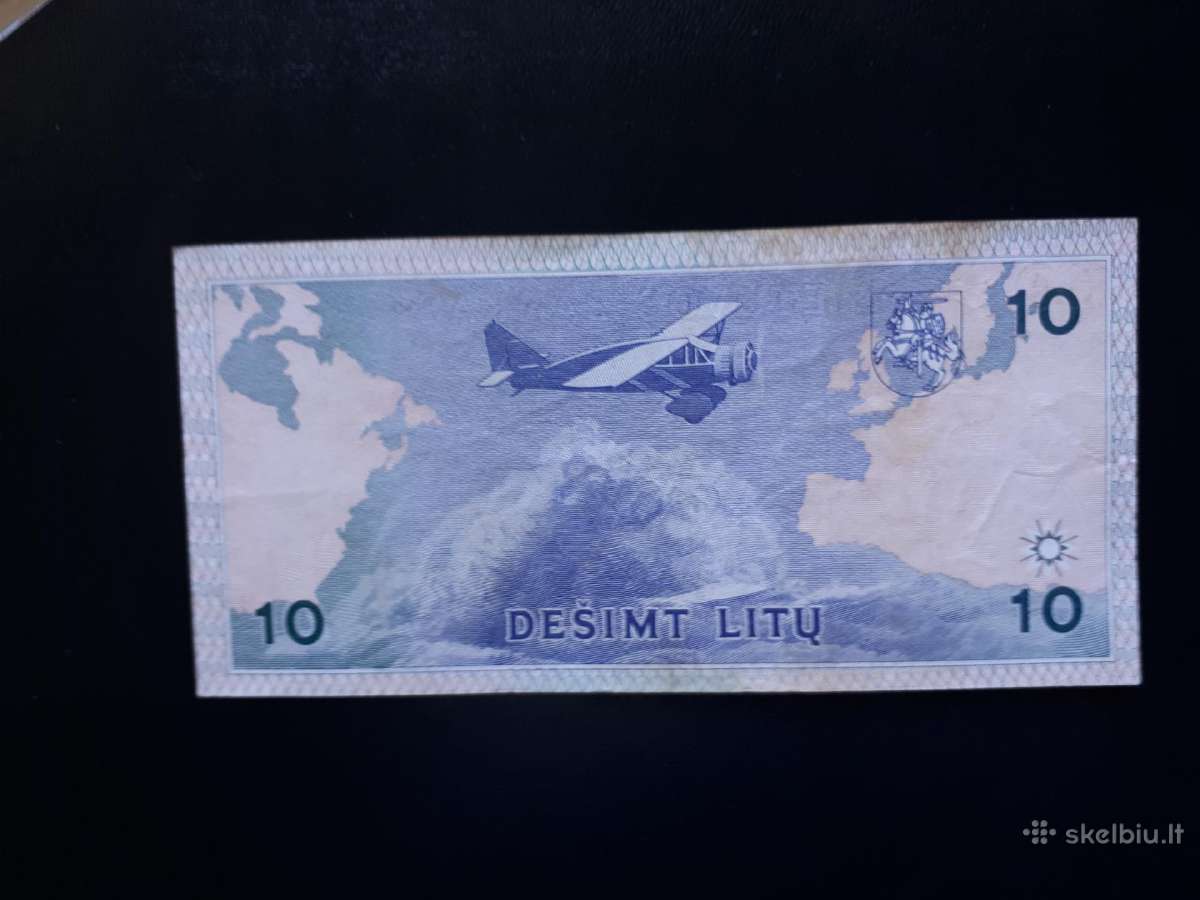 10 Litu 1993marba mainau 1916 1918 reihsmarkes Kow - nuotraukos Nr. 6