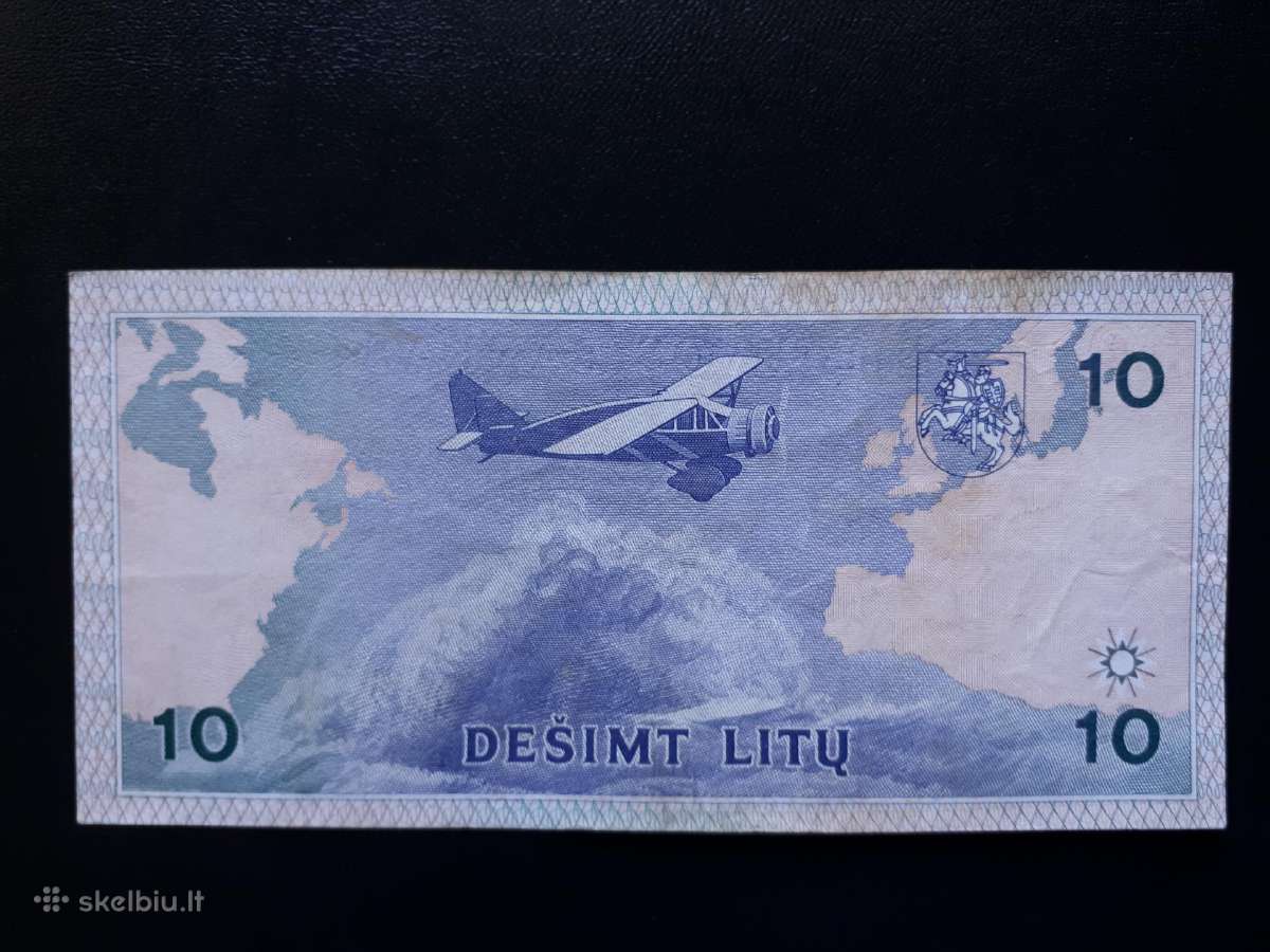 10 Litu 1993marba mainau 1916 1918 reihsmarkes Kow - nuotraukos Nr. 7
