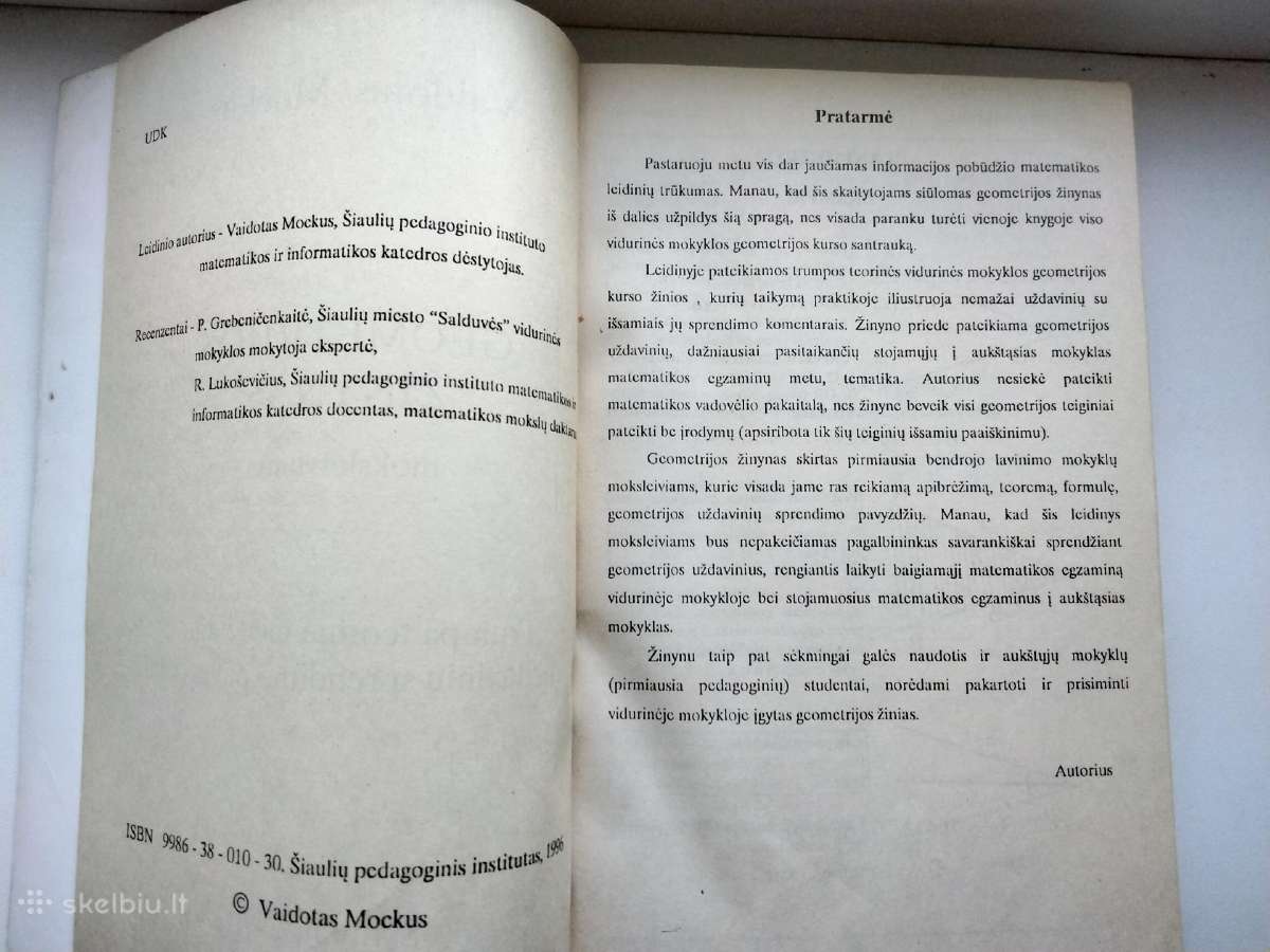 Geometrijos žinynas moksl. Geometr 6-7 klasėje - nuotraukos Nr. 4