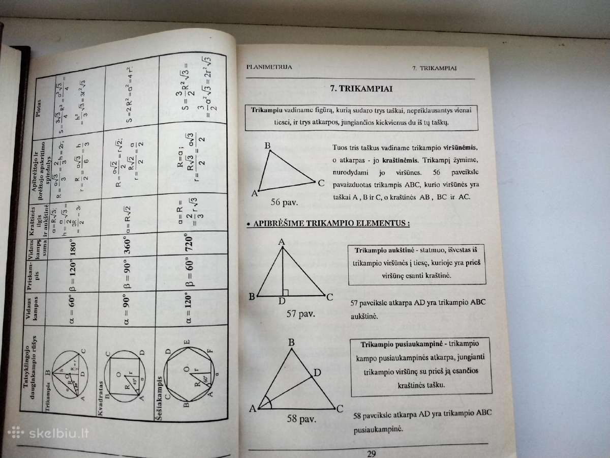 Geometrijos žinynas moksl. Geometr 6-7 klasėje - nuotraukos Nr. 10