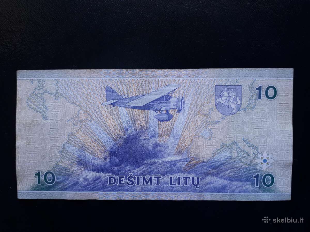 10 Litu 1997m.arba mainau 1916-1918m Reihsmark - nuotraukos Nr. 2