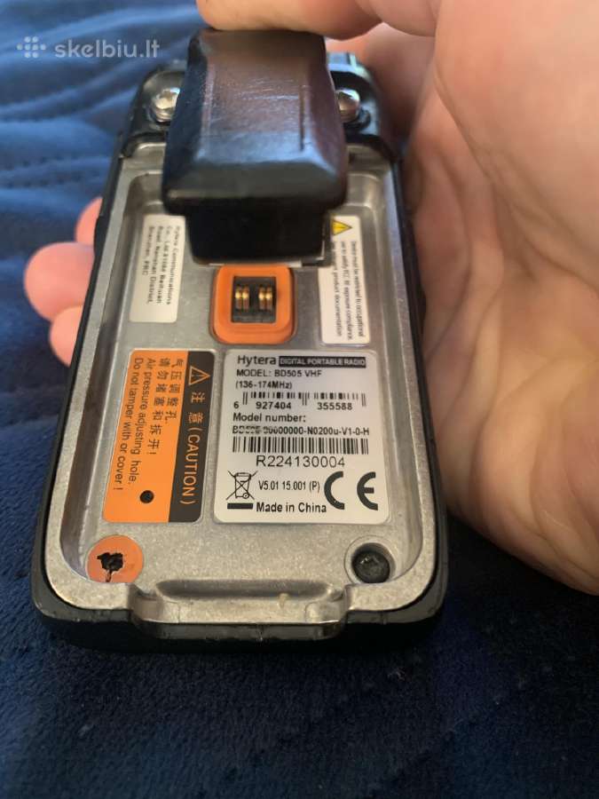 Hytera bd505u radio stotelė - nuotraukos Nr. 6