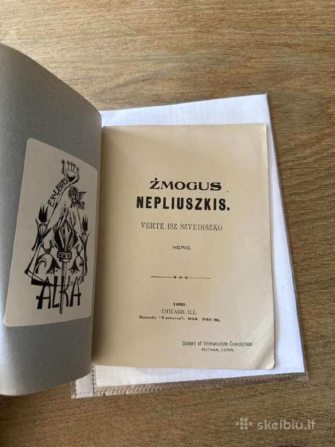Žmogus Nepliuszkis 1899 m - nuotraukos Nr. 2