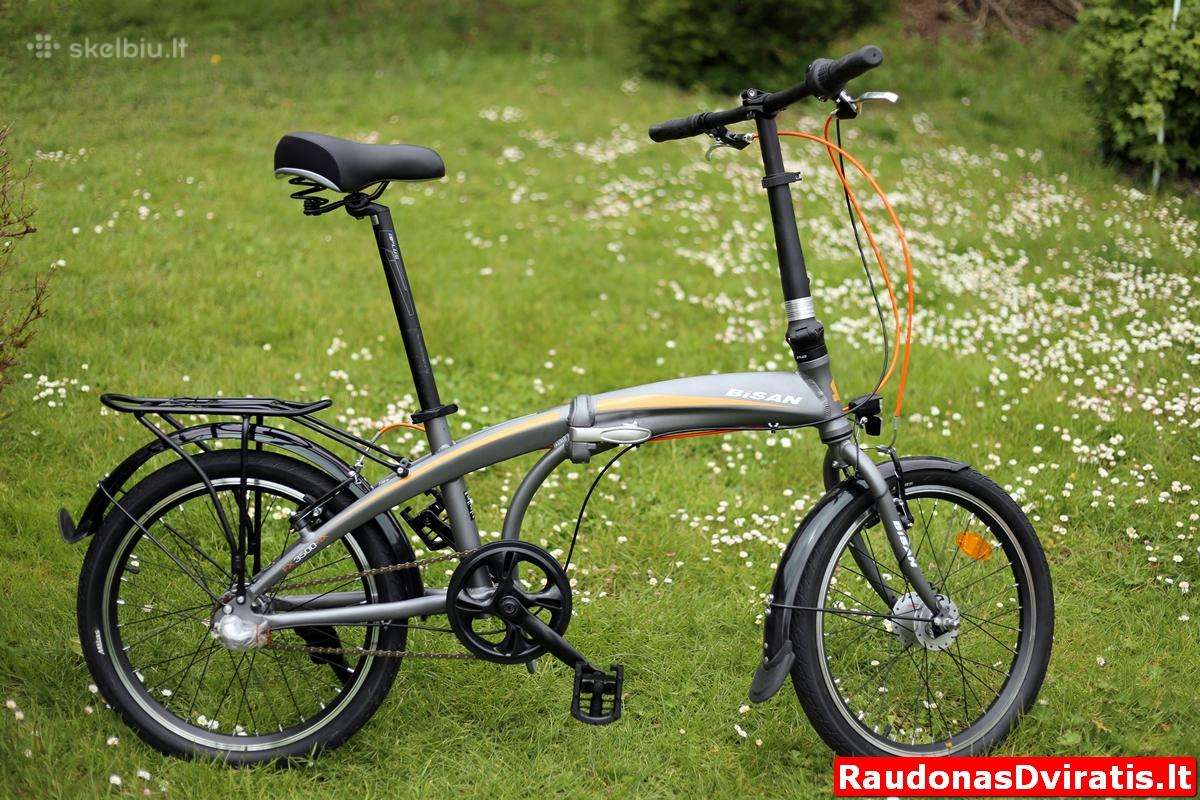 Naujas sulankstomas 20 Bisan nex3 oranžinis