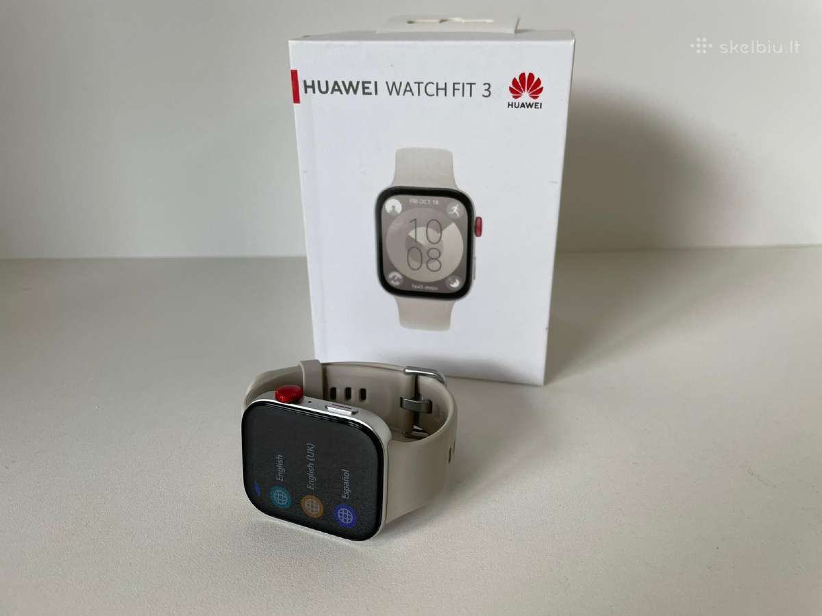 Huawei Watch Fit 3 (Ekspozicinis) + 6 mėn. garanti - nuotraukos Nr. 2