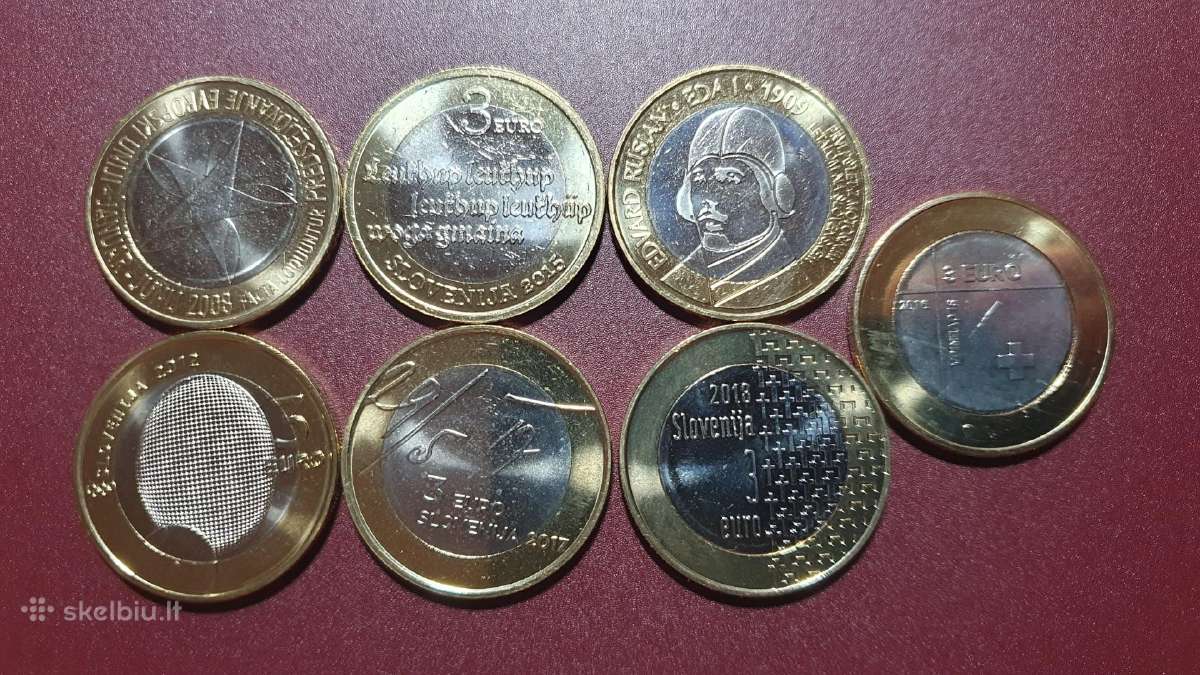 Slovėnija 3 eurai