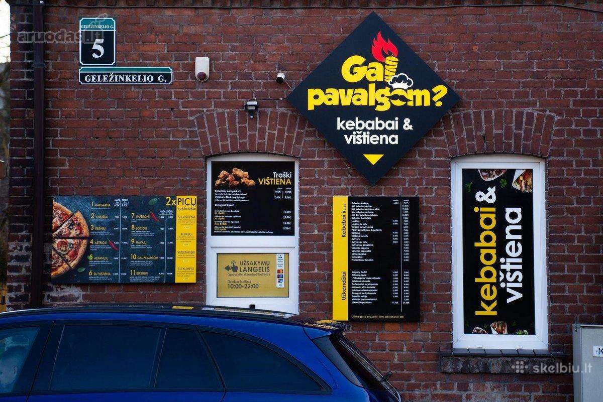 Kebabines-picerijos patalpos. Nuoma 450€ - nuotraukos Nr. 3