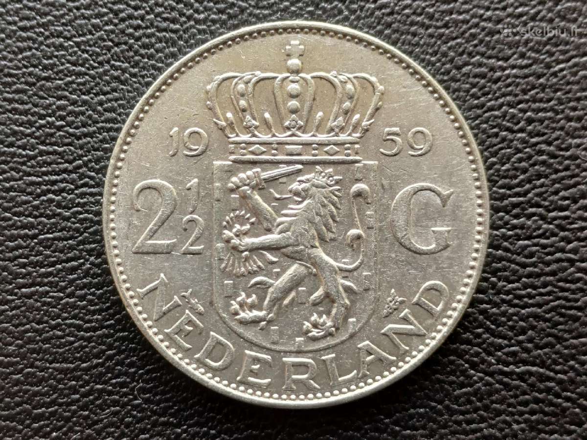 (519) 2 1/2 guldeno 1959m. 15g. sidabras 720
