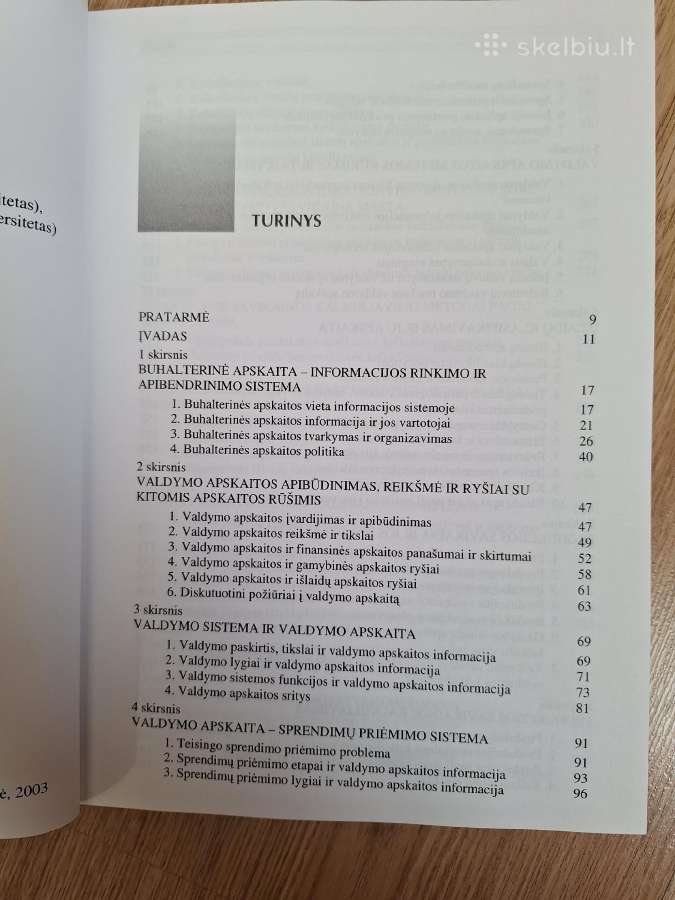 Valdymo apskaita. Koncepcija, metodika, politika - nuotraukos Nr. 2
