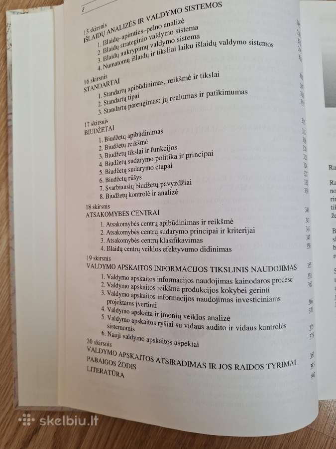 Valdymo apskaita. Koncepcija, metodika, politika - nuotraukos Nr. 5
