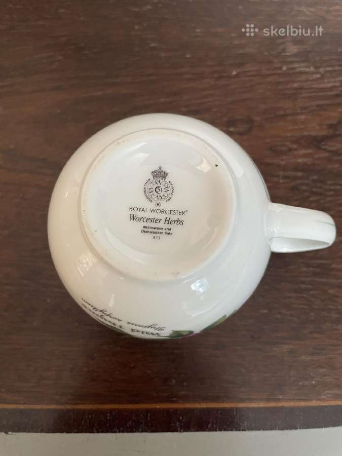 Puodelis Royal Worcester su lėkštute - nuotraukos Nr. 8
