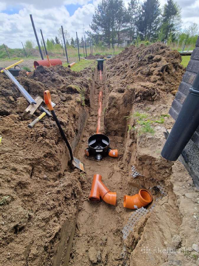 Drenažo, lietaus ir nuotekų darbai - nuotraukos Nr. 18