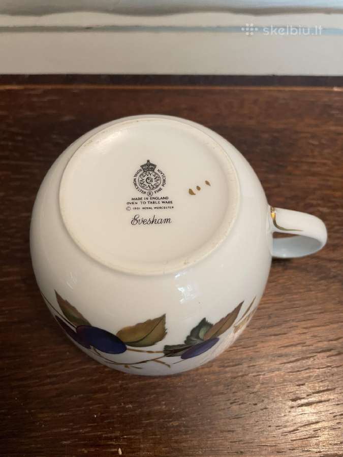 Puodelis Royal Worcester su lėkštute - nuotraukos Nr. 6