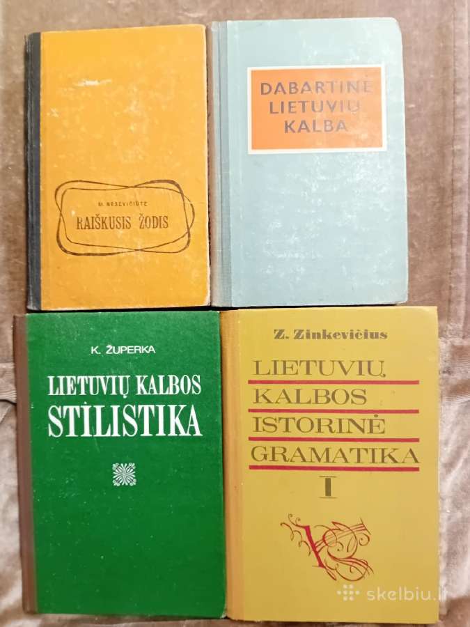 Knygos apie lietuvių kalbą
