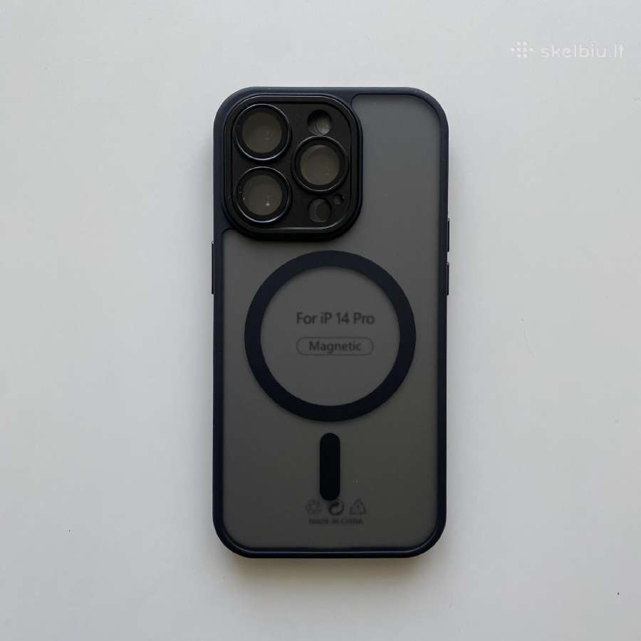 iPhone 14 Pro Dėklas su kamerų apsauga + Magsafe