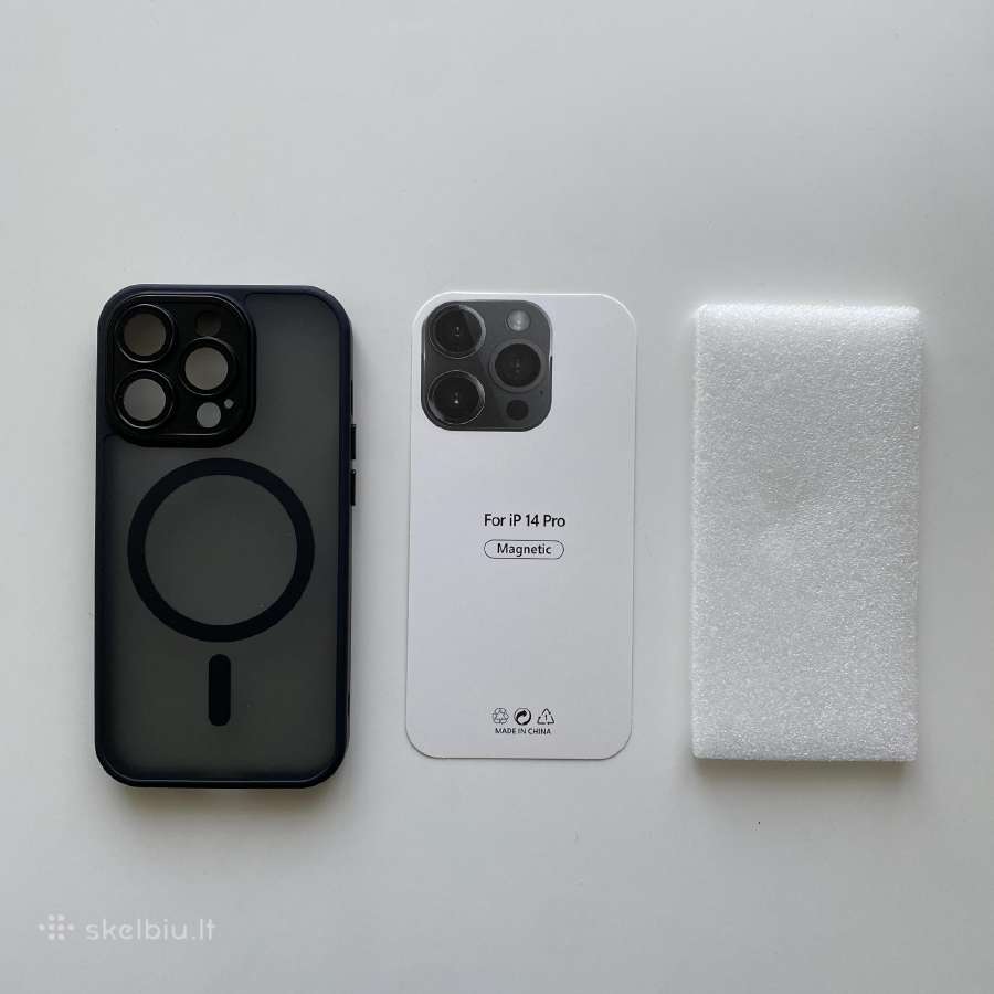 iPhone 14 Pro Dėklas su kamerų apsauga + Magsafe - nuotraukos Nr. 2