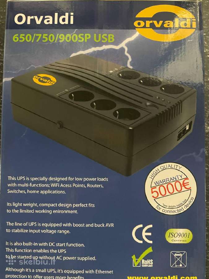 Naudotas Ups Orvaldi750sp