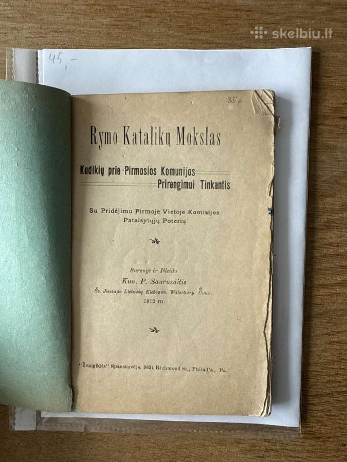 Rymo Katalikų Mokslas. Kudikių prie Pirmosios - nuotraukos Nr. 2