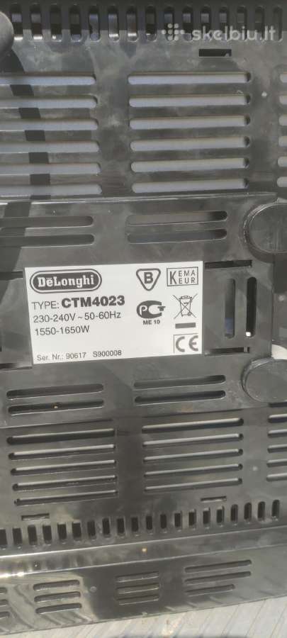 Skrudintuvas Tosteris Delonghi Ctm 4023 - nuotraukos Nr. 4