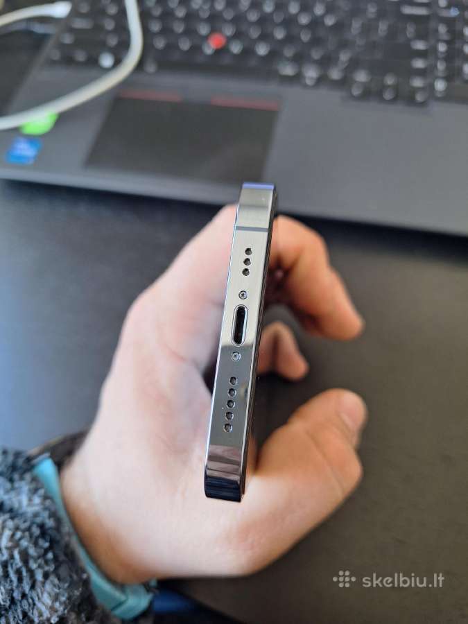 Naudotas iPhone 13 Pro 128gb Blue Baterija 85% - nuotraukos Nr. 4