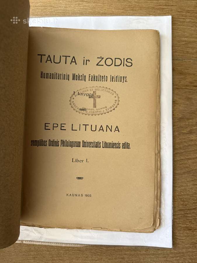 Tauta ir Žodis I Knygos (1923 m.) - nuotraukos Nr. 2