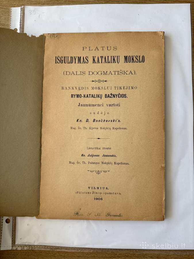 Platus išguldymas katalikų mokslo (Dalis dogmatišk - nuotraukos Nr. 2