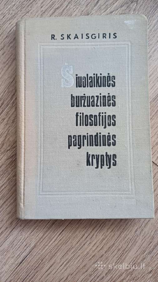 Buržuazinės filosofijos kryptis knyga 1971