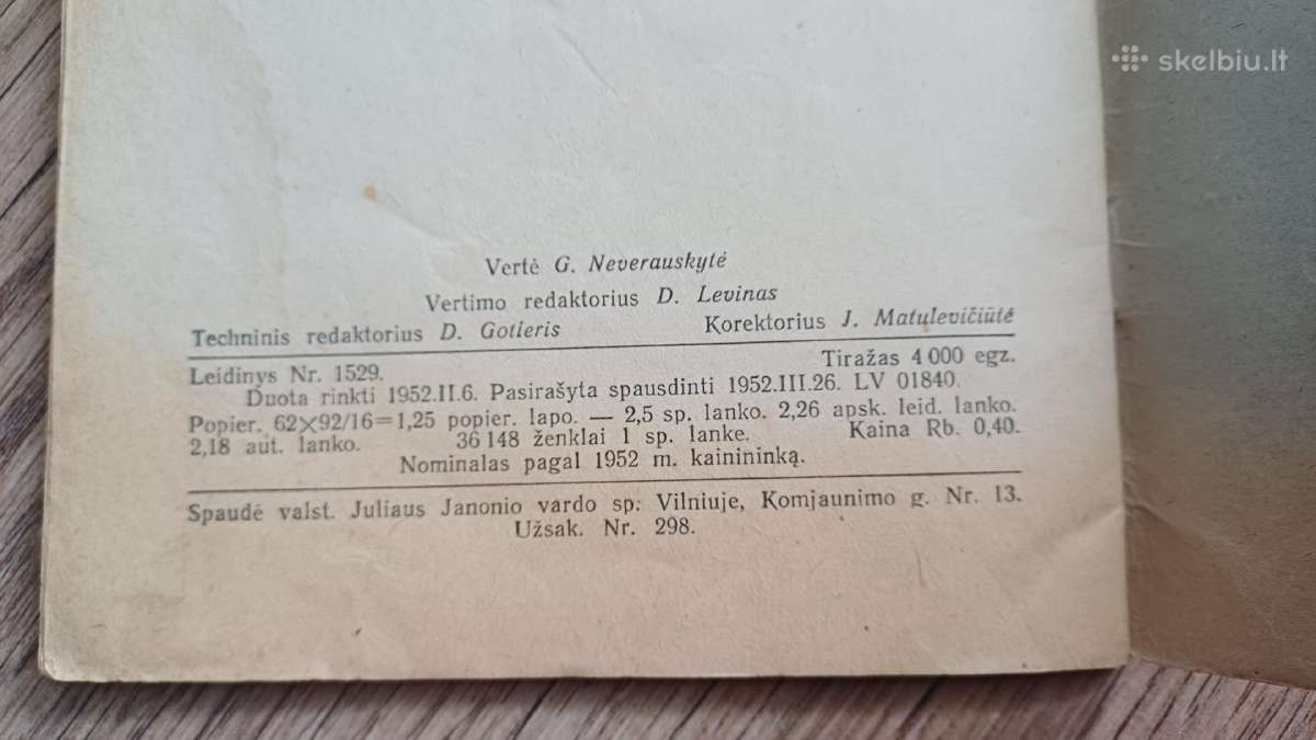 Stalino veikalas žurnalas- knyga 1952 - nuotraukos Nr. 3