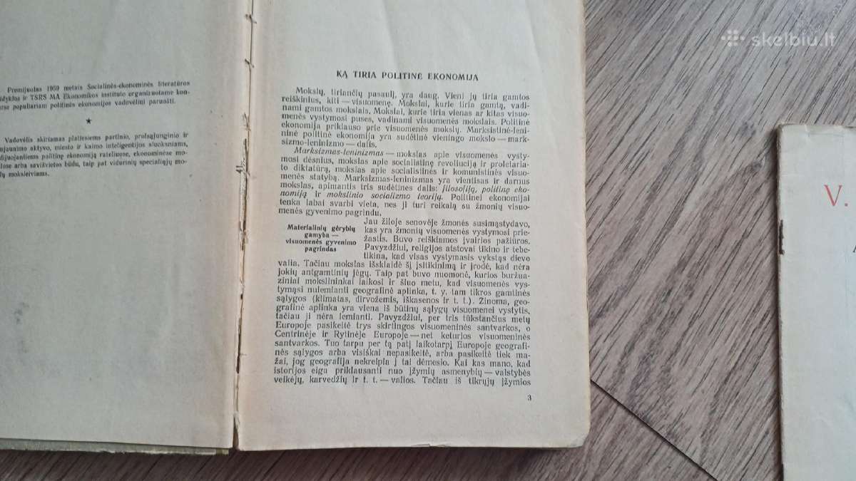Politinė ekonomika knyga 1960 - nuotraukos Nr. 2