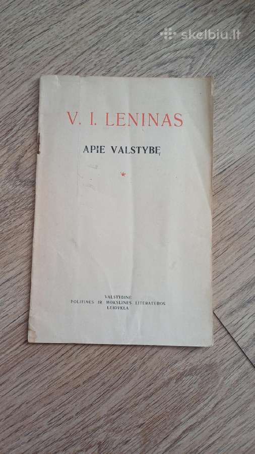Leninas apie valstybę knygute 1964
