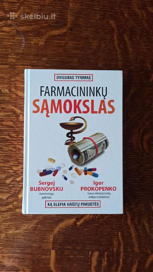 Parduodu knyga"farmacininkų Sąmokslas"
