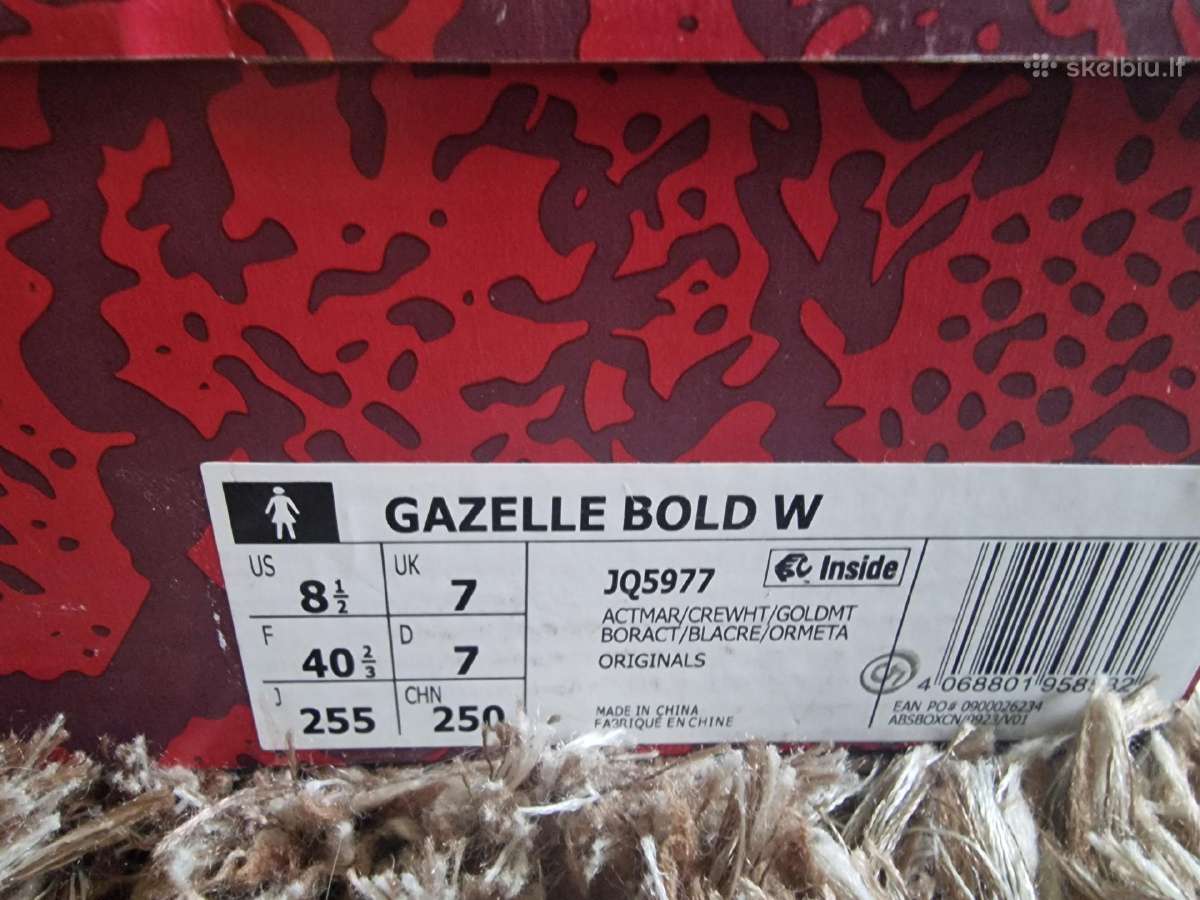 Adidas Gazelle bold 40 - nuotraukos Nr. 12
