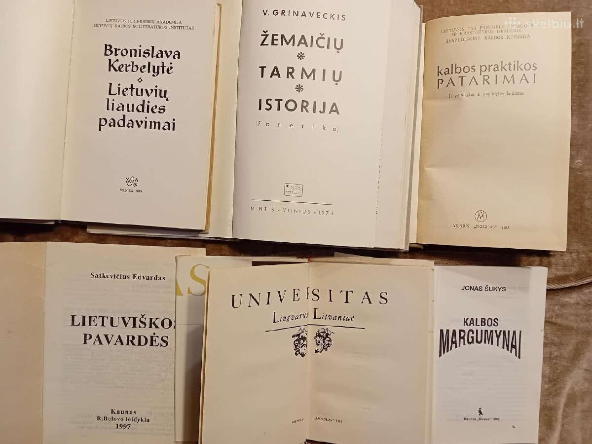 Apie lietuvių kalbą, tarmes, pavardes, padavimus - nuotraukos Nr. 2