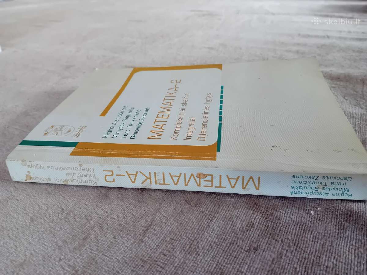 Kompleks.skaičiai. Integralai. Diferencial.lygtys - nuotraukos Nr. 6