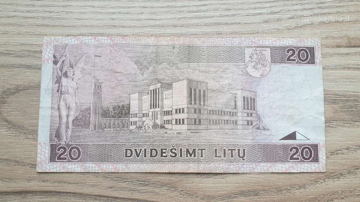 1993 metų 20 litų Naa pirma serija - nuotraukos Nr. 2