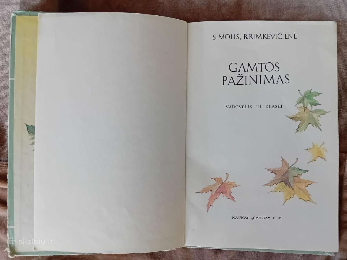 Gamtos pažinimas. Vadovėlis 3 klasei - nuotraukos Nr. 2