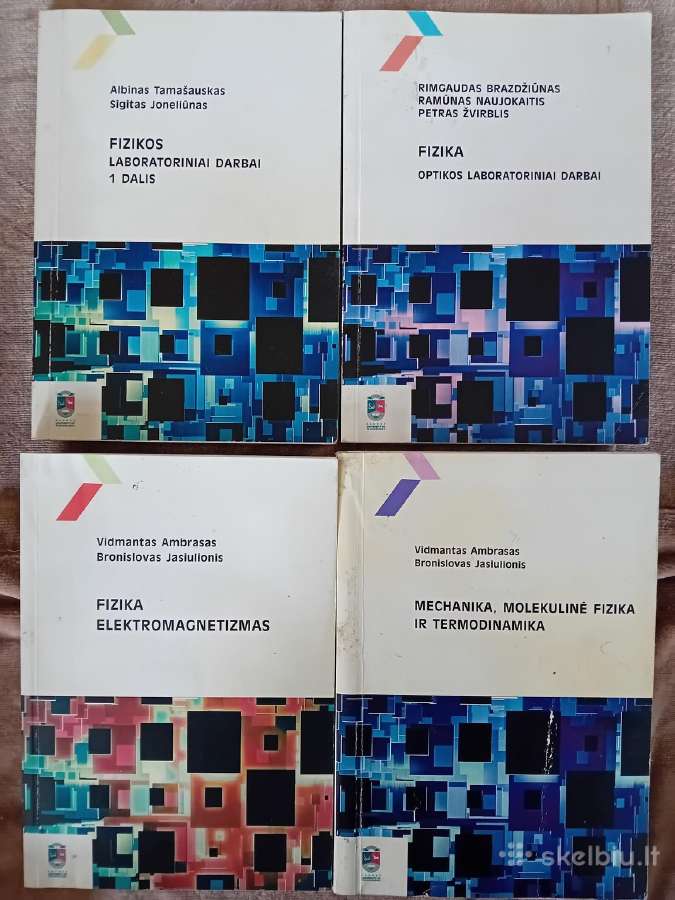 Fizikos vadovėliai ir laboratoriniai universitetui
