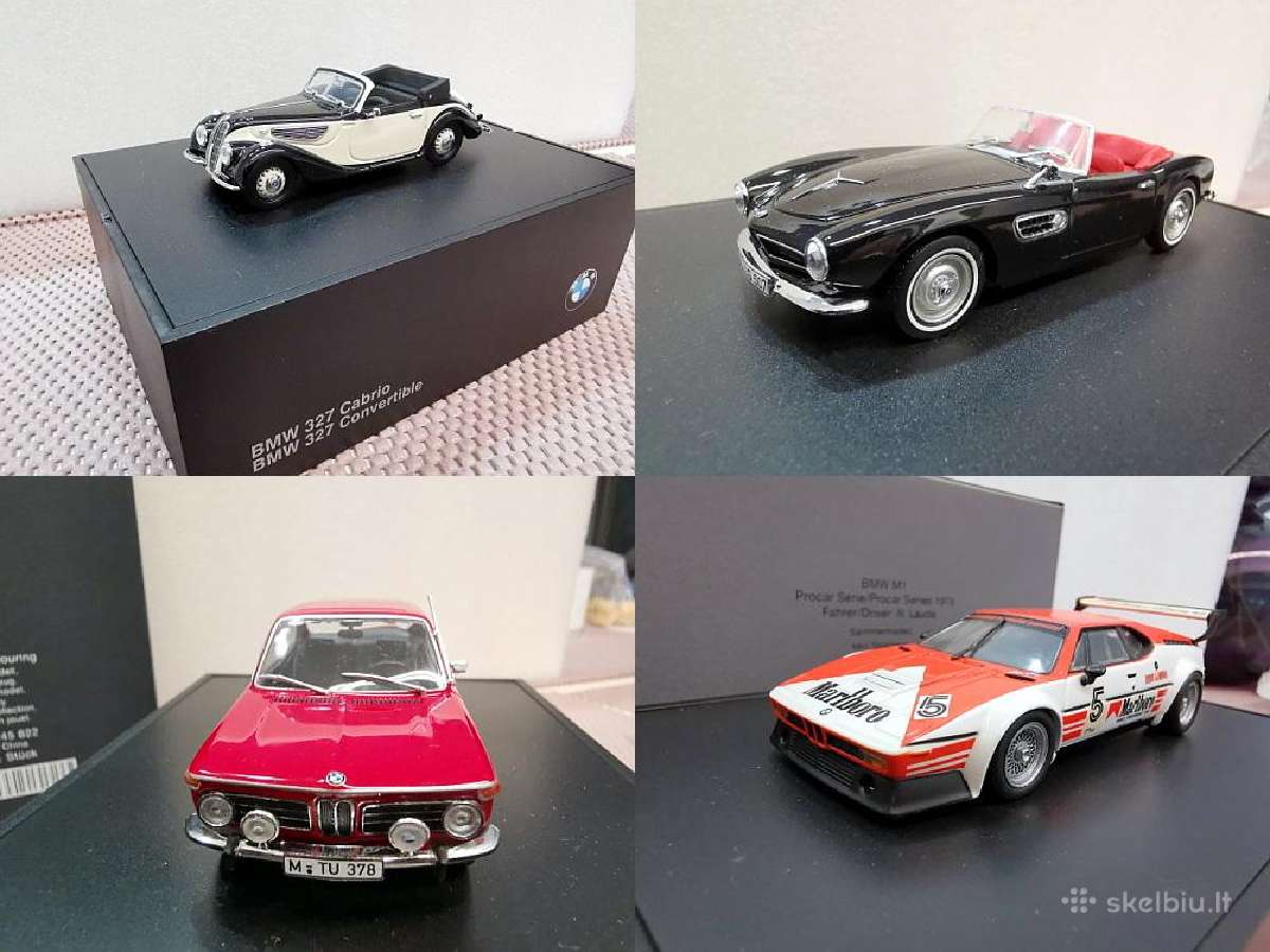 1:43 Bmw Istoriniai Modeliai (Klappbox only)