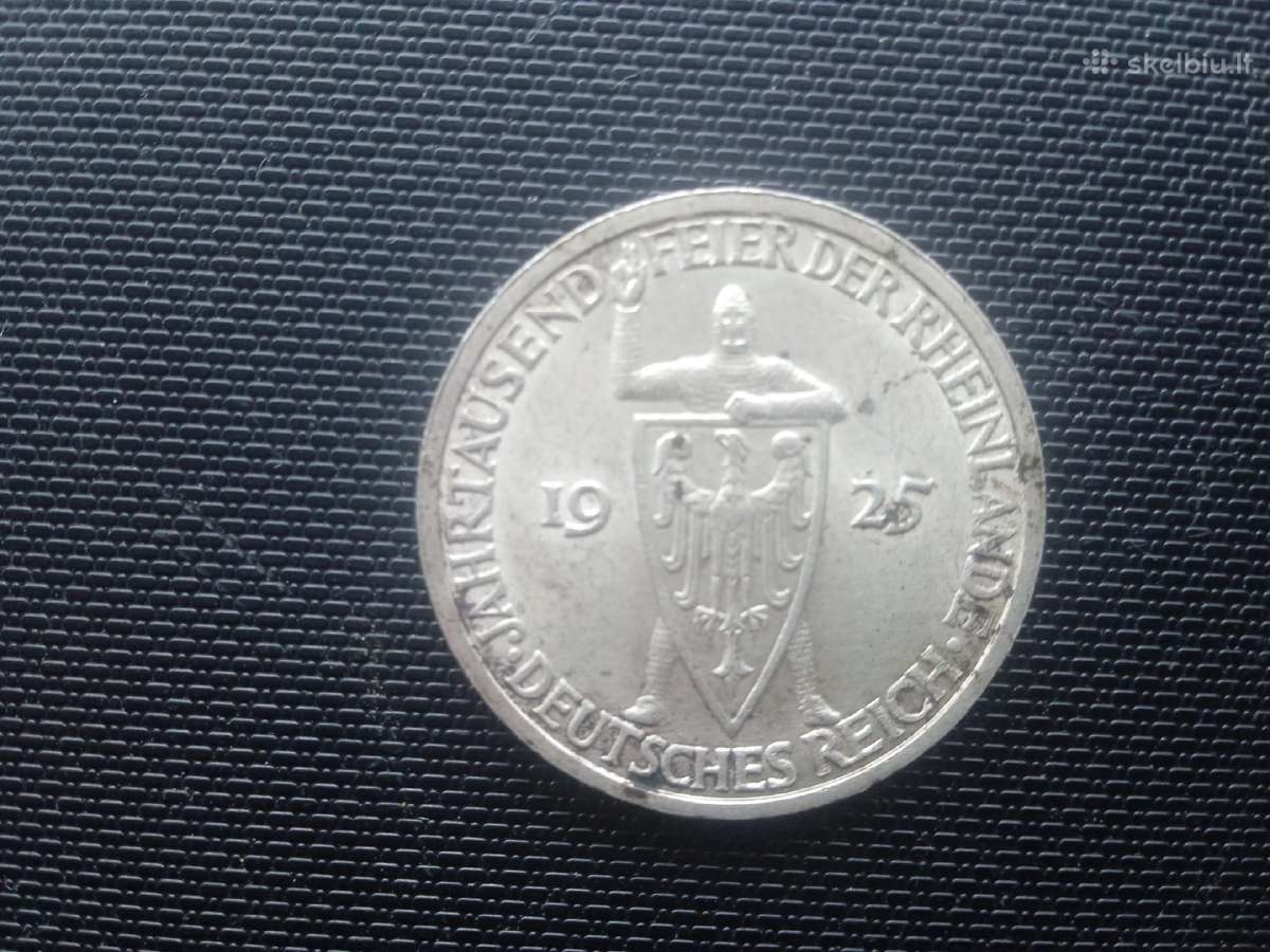 3 markes 1925m Vokietija