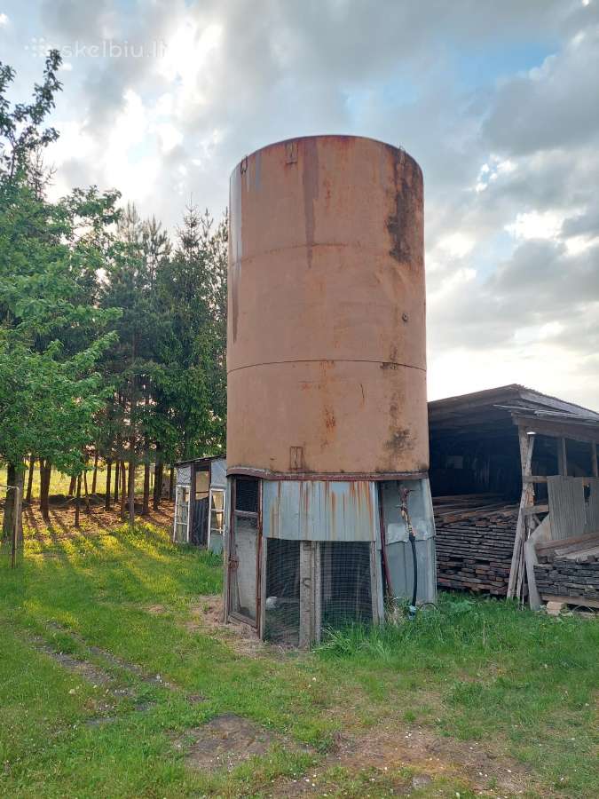 Bačka metalinė talpa vandeniui 25m³
