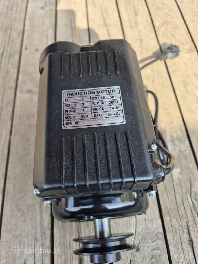 Naujas variklis 220v 3hp 2,2kw sūkiai 2800 rpm/min - nuotraukos Nr. 3