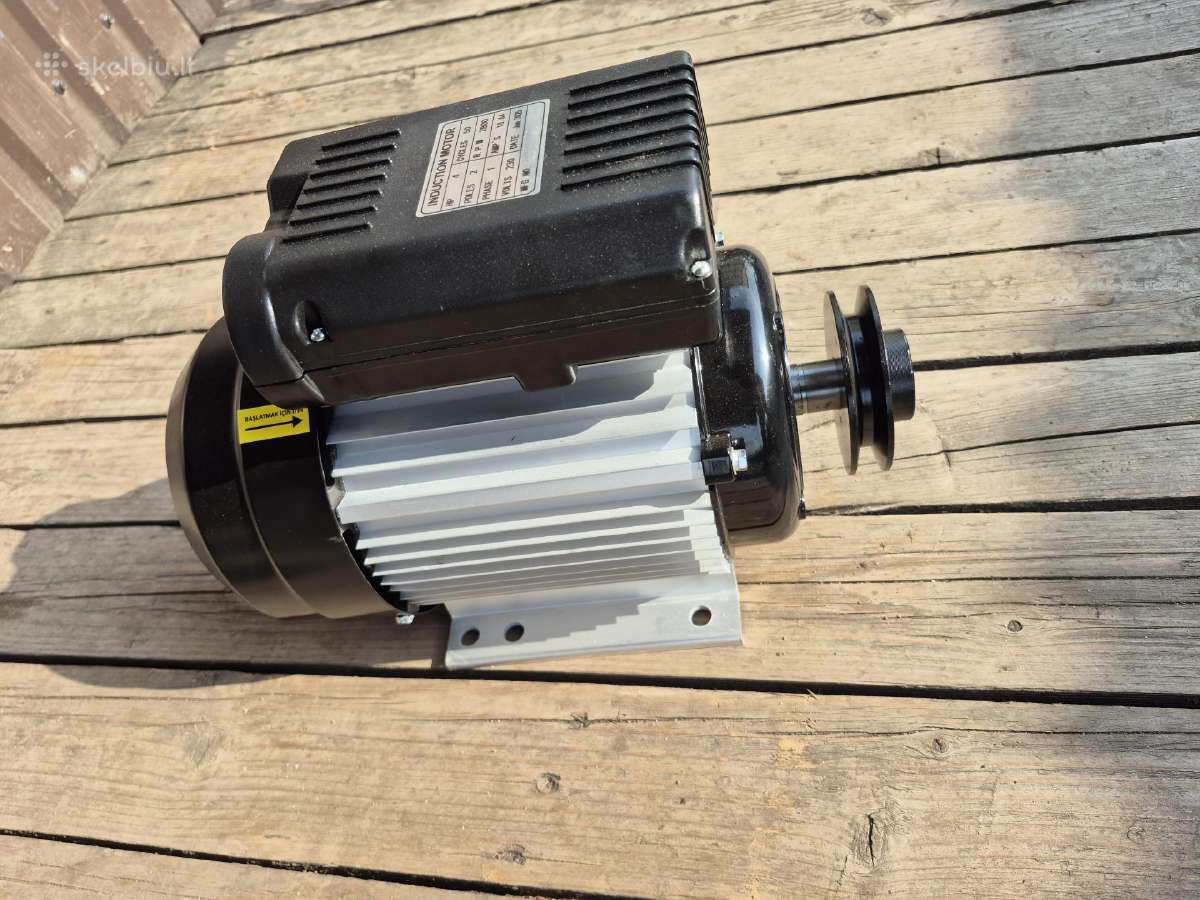 Naujas variklis 220v 3hp 2,2kw sūkiai 2800 rpm/min - nuotraukos Nr. 4