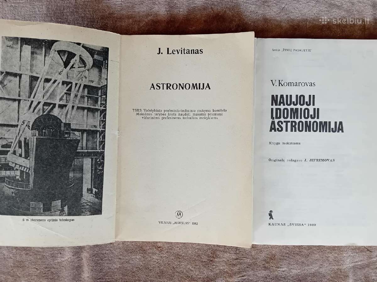 Astronomijos vadovėliai - nuotraukos Nr. 2