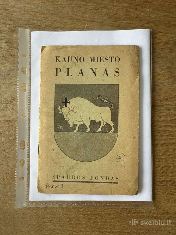 Kauno miesto planas. Spaudos Fondas