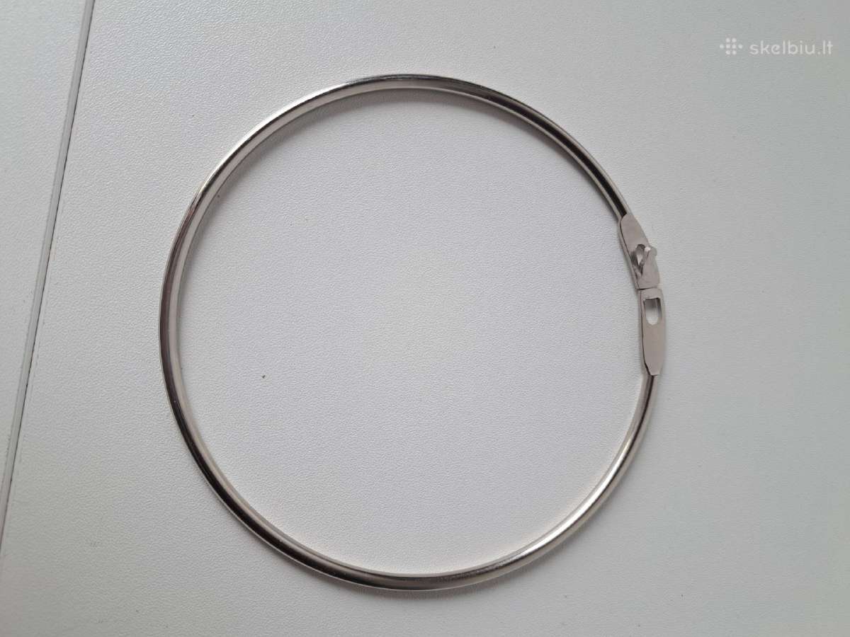 Metalinis susegimas, žiedas raktams. 12cm